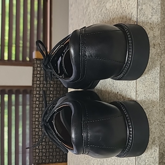 Dockers Leather Lace Up Black Men's Shoes - Picture 5 of 10